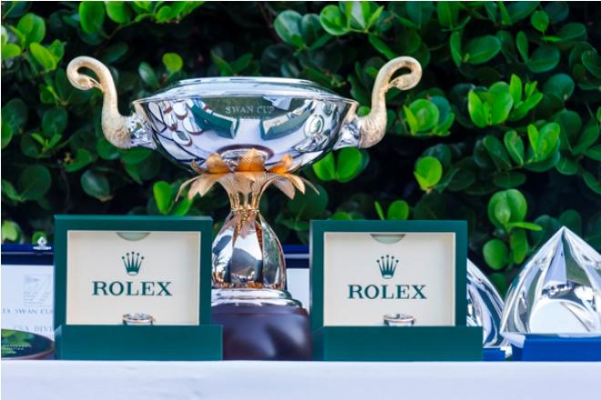 The coveted Swan trophies and Rolex timepieces - Rolex Swan Cup Caribbean 2015 &copy; Nautor's Swan/Carlo Borlenghi